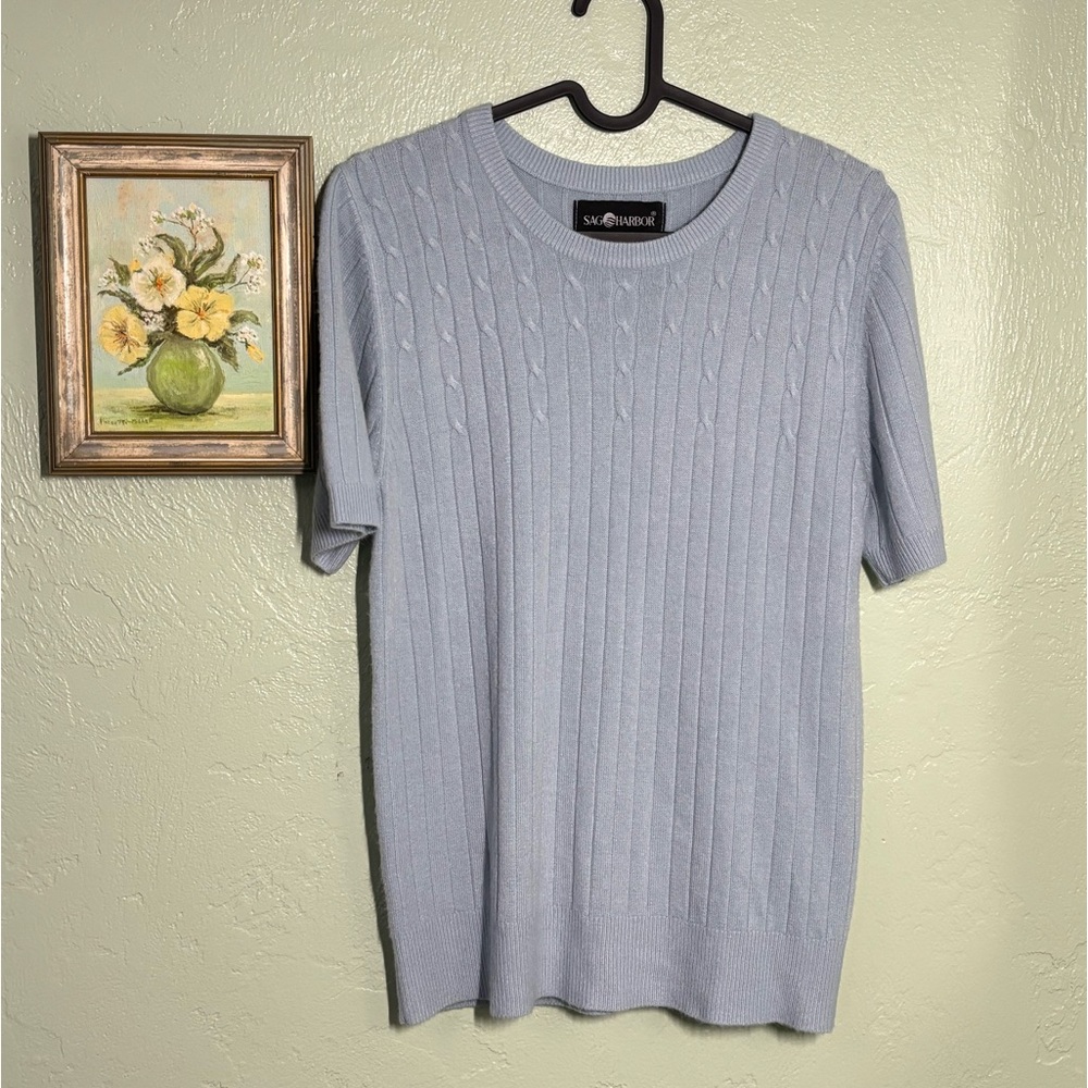 Baby Blue Sweater Shirt